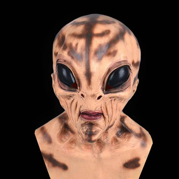 Novelty Scary Skull Mask, Halloween Masquerade Party, Tema Party Cosplay Prop, Alien 2