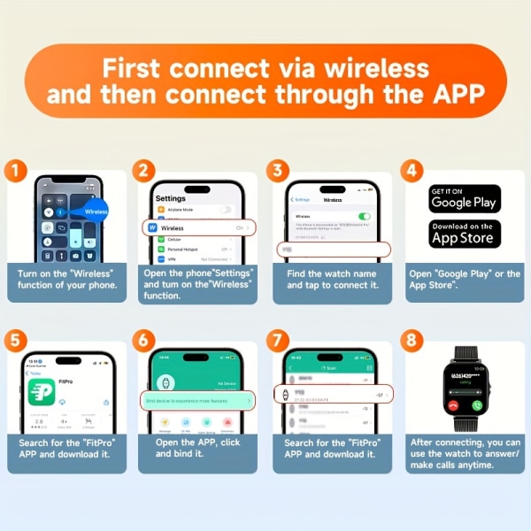 Smart Watch Puls Blodsyre Sömnhälsoövervakning Stillasittande påminnelse BT Ringande samtalspåminnelse Hitta telefon för Android- och IOS-telefoner