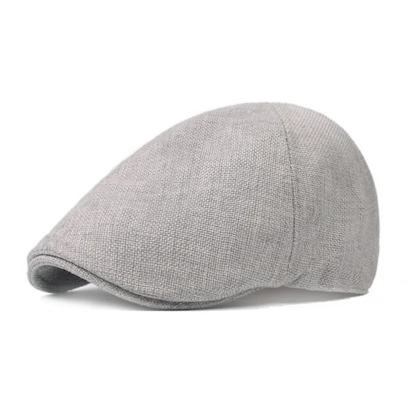 Mænds Beretter Spidse Malerhatte Flade Kasketter Newsboy Hat Farhat Retro Britisk Stil Klassisk Efterår Forår Klædeagtig Åndbar C-light grey