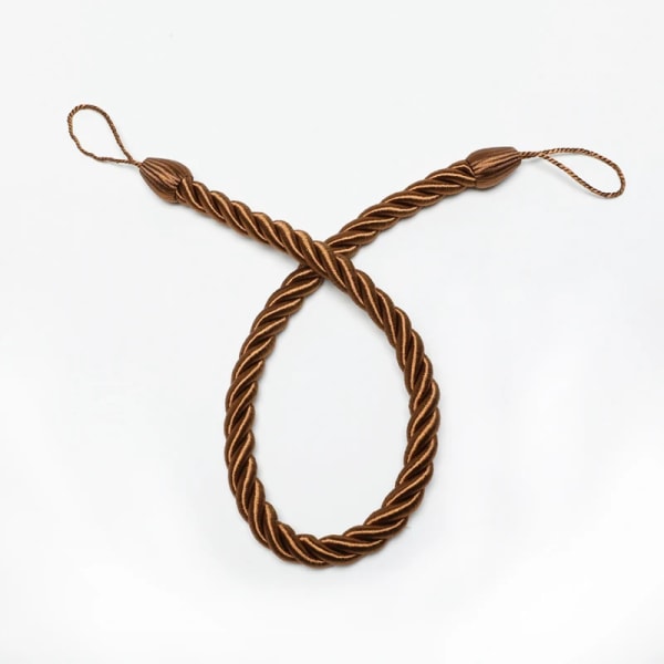 2 Styck Gardinbindare Rep Tie-Backs Handgjorda Gardinhållare Gardinerklämmor Hemtillbehör Dekorativt Coffee
