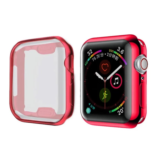 Näytönsuoja Apple Watchille Fall 49mm 45mm 41mm 44mm 40mm 42mm 38mm Full Tpu Bumper Täckt Serie Ultra 9 8 7 Se 6 5. Red Series 123 42mm