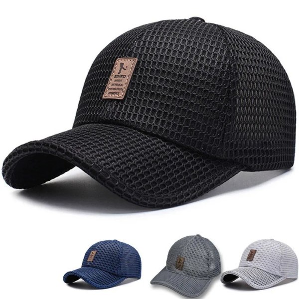 Unisex utomhus golfkepsar 2023 Mesh Patchwork cap Andas nät Snapback hattar Basket Fotboll Casquette Långa visir 41WT