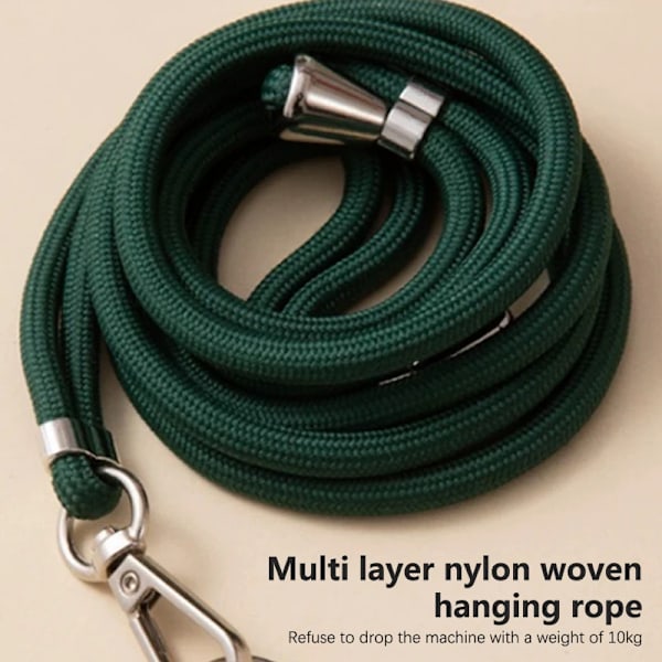 Crossbody Lanyard Halsband Strap Universal Mobiltelefon Justering Lång Hängande Rep Med Clip Anti-Lost Lanyard Green