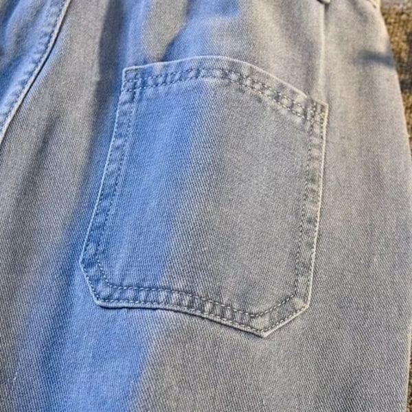 Jeans Mænd 2023 Nye Efterår Og Vinter Trends Løs Lige Ben Ankel Lange Bukser Casual Bukser Trendy Forår Og Efterår. Light Blue XXL