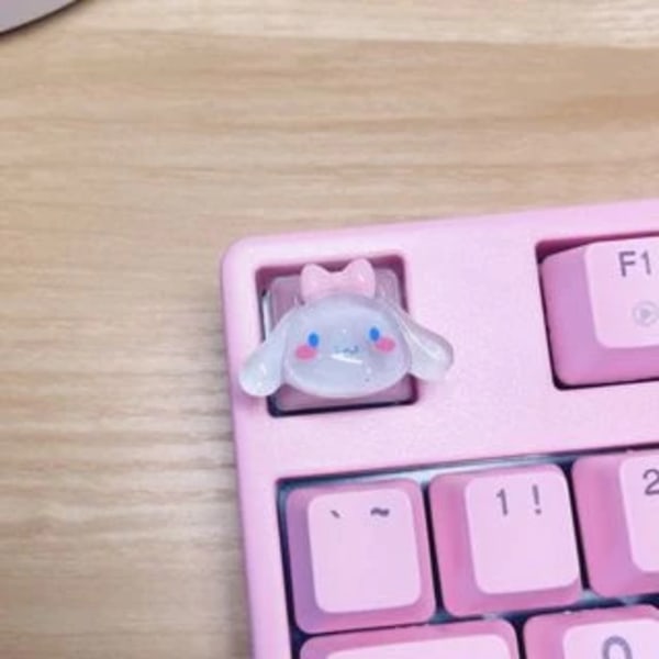 Diy Keycap Söt Tecknad Melodi Coolomey Genomskinlig Kors Mekaniska Tangentbord Esc-Bas Genomskinlig Nyckelkapslag 3