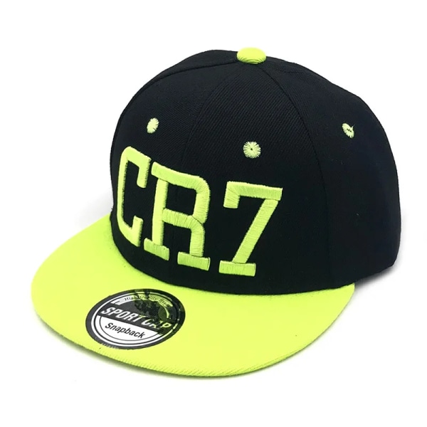 Ny cap för barn Cristiano Ronaldo Hip Hop Snapback-hatt Barn 2-6 år fluorescent Adjustable