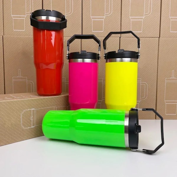 Uusi Sl Flip Straw Tumbler Tevatten ST30-G70 30oz