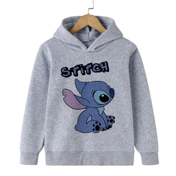 Tecknad Manga Rolig Anime Stitch Hoodie Barnkläder Barn Flicka Pojke Lilo and Stitch Sweatshirt Hoody Baby Casual Topp 59013 140CM