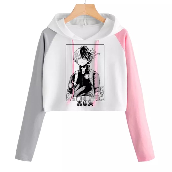 My Hero Academia Anime Cosplay Todoroki Hoodie Dam Boku No Hero Academia Streetwear Bakugo Himiko Toga Manga Sweatshirt Kvinna 16501 XL