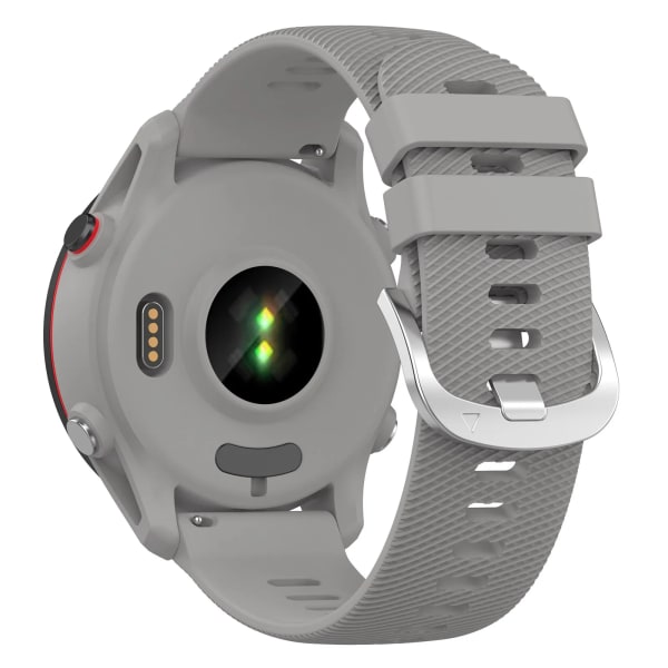 Smart Watch Band Armband För Garmin Forerunner 255 255S 645 245 Venu 2 Plus 2s SQ Vivoactive 4 4S 3 Silikonarmband Armband Light gray 18mm
