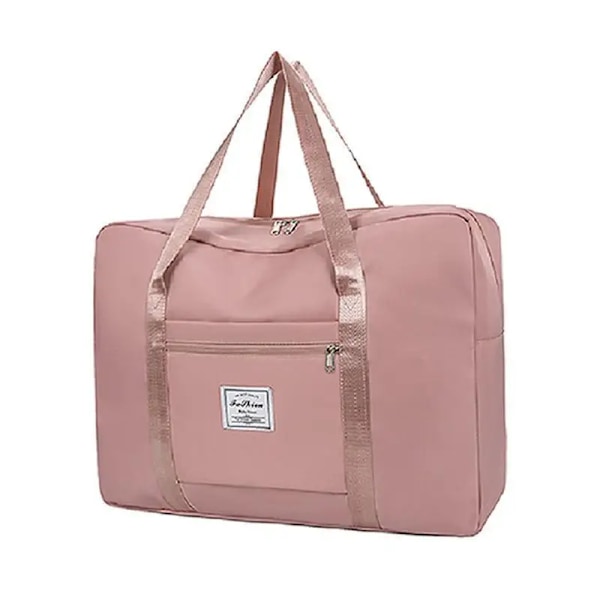 Ny Foldbar Rejsetaske Unisex Kort Tur Multifunktionel Stor Kapacitet Taske Bagage Rejsetaske pink-M