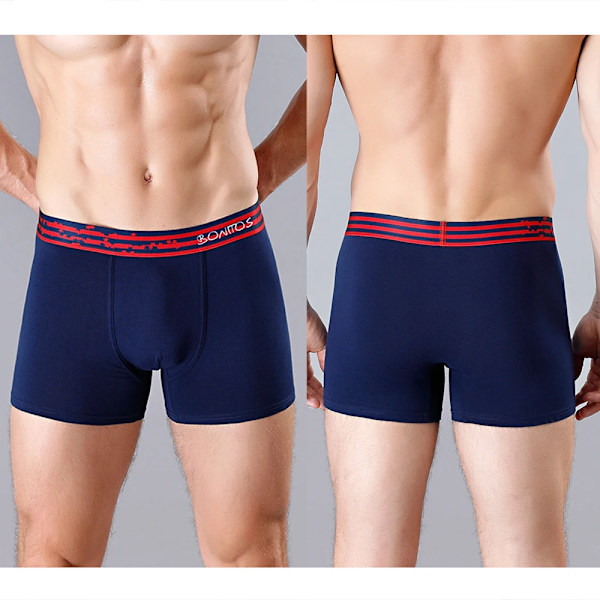 4St Boxare Mäns Trosor Underkläder Man Boxer Underkläder Bomull För Manliga Underkläder Manliga Underkläder Bomull Large Size Lott Mjukt B15 pack-9 XXL