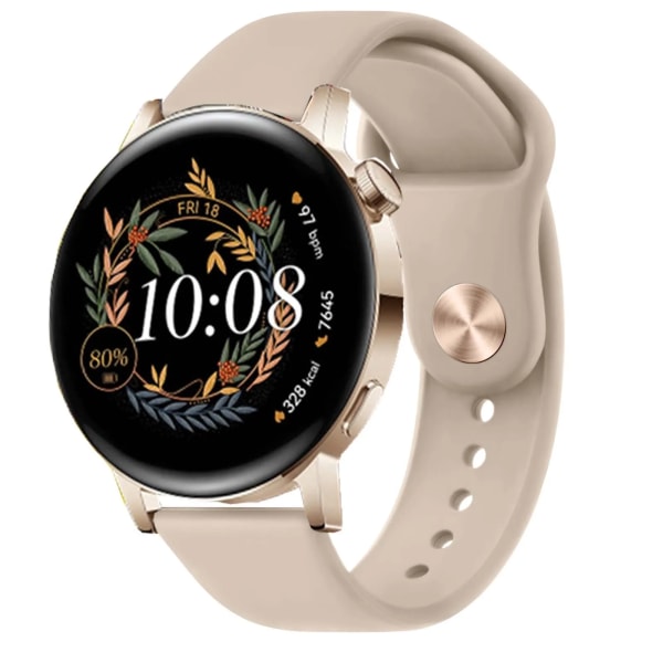 Watch för Huawei Watch GT 3 GT 2 42mm 46mm/GT Runner/GT3 Pro Band 20mm 22mm band för Huawei Watch 3 Pro Watchband Milk tea Color For Huawei GT 3 46mm