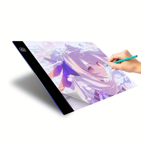 A5/A4/A3 Målning Kopieringsbord LED Hög transmittans Black Dot Ögonskydd Animemålning Gör-det-själv-konst Skissning Ritbräda Skiss Kopieringsbord