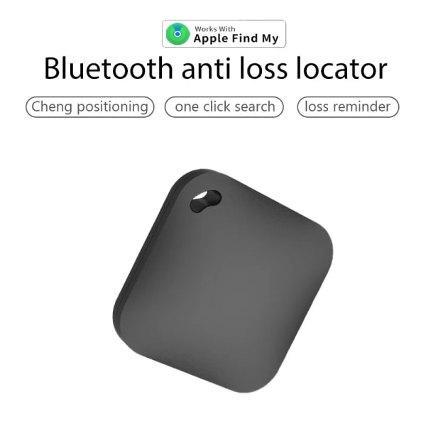 Mini spårningsenhet för Apple Hitta min nyckel Smart Tag Child Finder Pet Bil GPS Lost Tracker Smart Bluetooth Tracker IOS System black