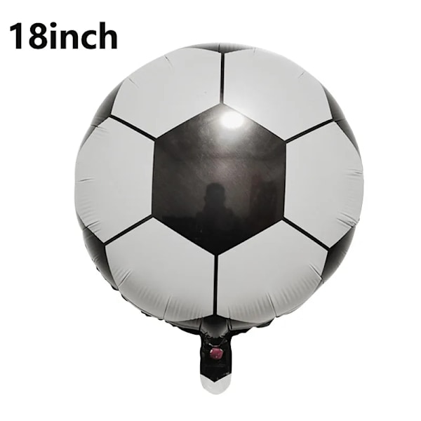 1 Set Helium Folie Ballonger Fotboll Ballonger Födelsedagsfest Dekorationer Kids Pojke 32Inch Gröna Nummer Ball Fotboll Sport Leveranser set-0 as shown