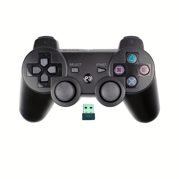 Spelkontroll 2,4 GHz trådlös spelkontroll för PC, Android, PS3