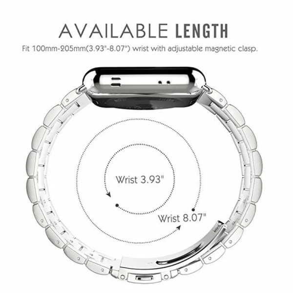 Armband i rostfritt stål för Apple watch 38mm 42mm Metal WatchBand 40mm 44mm Sportarmband för iWatch serie 7/6/SE/5/4/3/2 Gold for 38mm 40mm 41mm