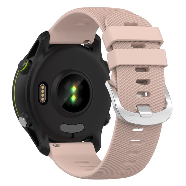 Smart Watch Band Armband För Garmin Forerunner 255 255S 645 245 Venu 2 Plus 2s SQ Vivoactive 4 4S 3 Silikonarmband Armband Pink 18mm
