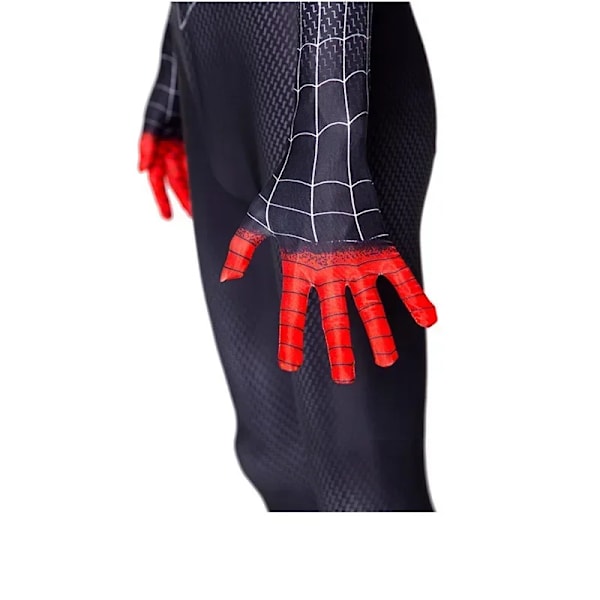 Barn Spindelmann Kostym Peter Parker Bodysuit Halloween Pojkar Flickor Spela Film Fan Cosplay Fantasy Kostyme 04 110