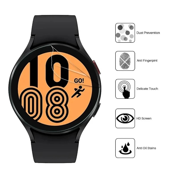 5 kpl Hydrogel-näytönsuojakalvo Samsung Galaxy Watch 3 4 5 6 40 mm 41 mm 42 mm 44 mm 45 mm 46 mm Galaxy Watch5 40mm 5PCS Hydrogel Film