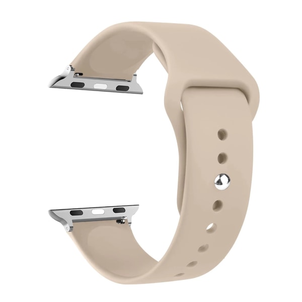 För Apple Watch -band 45 mm 44 mm 49 mm 40 mm 41 mm 42 mm Silikon Sportarmband correa iWatch Strap Series SE 9 8 7 6 5 3 4 Ultra 2 Starlight 42 44 45 49 mm