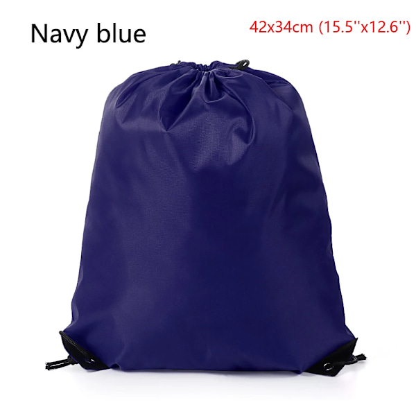 1 kpl Kiristysnauhalla varustettu säilytyspussi Ulkoiluvälinepussi Retkeily Urheilu Ultralight Mesh Matkustustarvike Vaellustarvikkeet navy blue