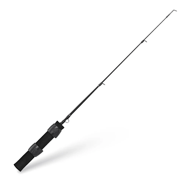 LEO 51cm Vinterfiskespö Fiberglass med Rulle Bärbar Ultralätt Antislip Grepp Fiskeutrustning fishing rod