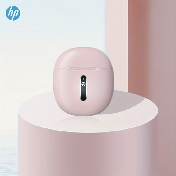 HP trådlösa hörlurar, ljud 30H speltid Vattentäta sporthörlurar Ring Klar med mikrofon Hörlurar Bekväm för IPhone, Android White+ Cute Bear