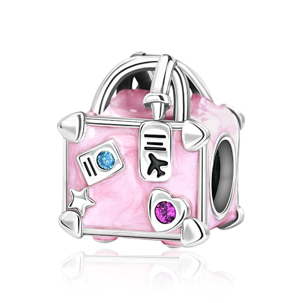 925 Silver Trendy Design Present Pärla Säkerhet Kedja För Pandora Original Armband Rund Clip Charms Cz Zircon D Smycken Tillverkning YQT616