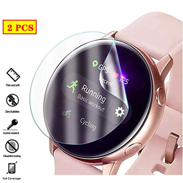 1-5Pcs Hydrogel Skyddande Film För Samsung Galaxy Watch 3 5 Pro 4 Classic Gear S2 S3 Titta På Aktiv 2 4 Skärm Skärm S. For Active 40mm 3Pcs