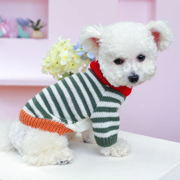Härliga hundar för hundar Vinterkläder Stickade rosa färg tröjor för katter Mjuk boll Dekorera Solid Xs Xl Princess Girl Hund hoodies style 8 XL