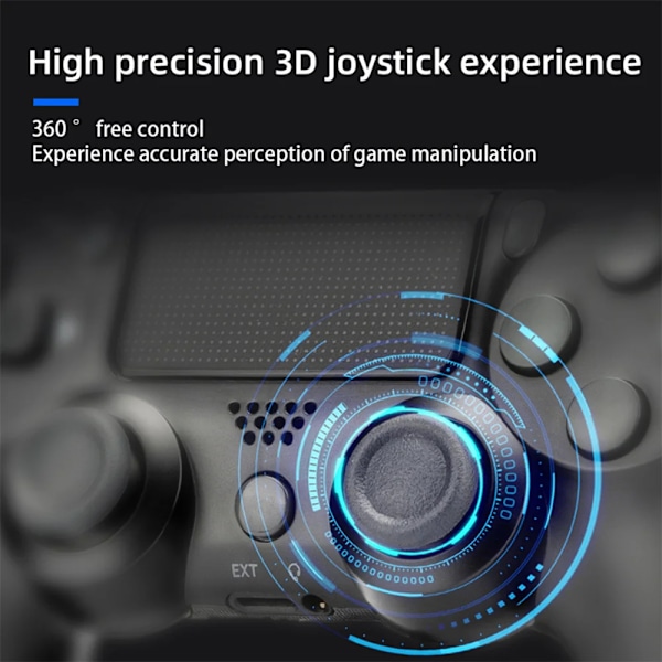 Trådløs styrestøtte Bluetooth Sony Ps4 trådløs spilpad til Playstation 4 joystick-konsol til P S4- Pc Androidname black