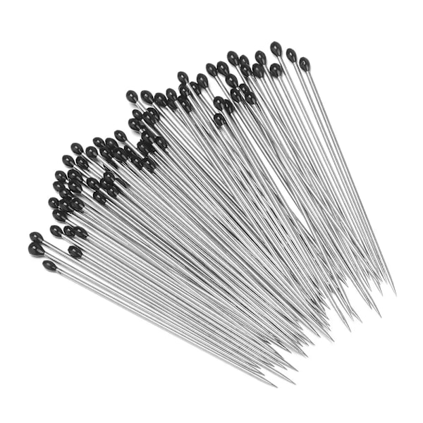 100Pcs Rostfritt Stål Spelar Stift Hög Hårdhet Nål Bra Flexibilitet Stift Entomologi Utbildning Skarp Tips Lab Tillbehör 5-(0.45mm)