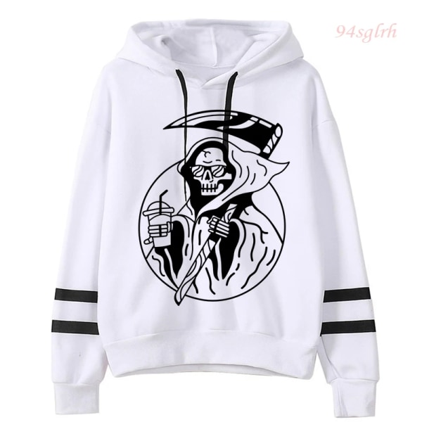 Unisex Death Note Shinigami Ryuk Anime Kawaii Hoodies Harajuku Män Light Yagami Manga Sweatshirts Hip Hop Casual Streetwear Man 30098 XL