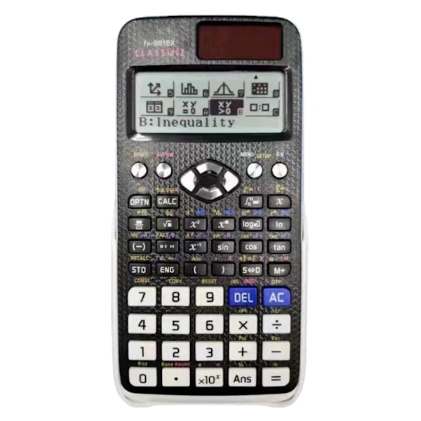 991Es/991Ex Vetenskaplig Räknemaskin Med Naturlig Skärm Avancerad Vetenskaplig Räknemaskin Math Calculator Med 696 Funktioner Only 1PCS Bag