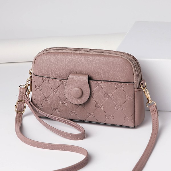 Mr.Puffer2024 Vår/Sommar Ny Populär Damväskor All-Matching Arbets Crossbody Liten Väska Telefonhållare Mini Väska Ash Green