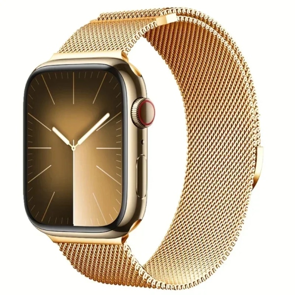 Magnetisk slingrem för Apple Watch Band 44mm 45mm 40mm 41mm 42mm 38mm armband correa iWatch series se 9 7 3 5 6 8 Ultra 2 49mm Gold 42mm 44mm 45mm 49mm