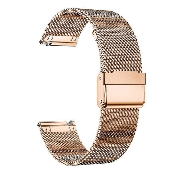 För Samsung Galax Klocka 4 5 6 Band Fall 40Mm 44Mm Mesh Loop Rostfritt Stål Rem Bling Fall Härdat Glas Skärmskydd rose gold set galaxy watch 5 44mm