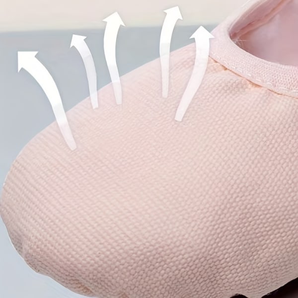 Lätta och andningsbara balettdansskor för flickor - perfekta för barnyoga! pink CN35(EU33.5)