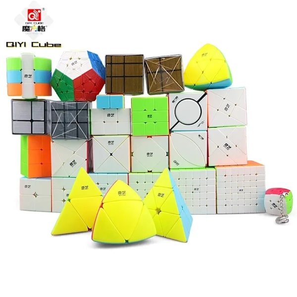 QiYi Magic Cube 2x2 3x3 4x4 5x5 Spejl Pyraminx Skewb SQ1Special Professionel Hastighedspuslespil 2x2 Børnelegetøj Cubo Magico udvikling 23