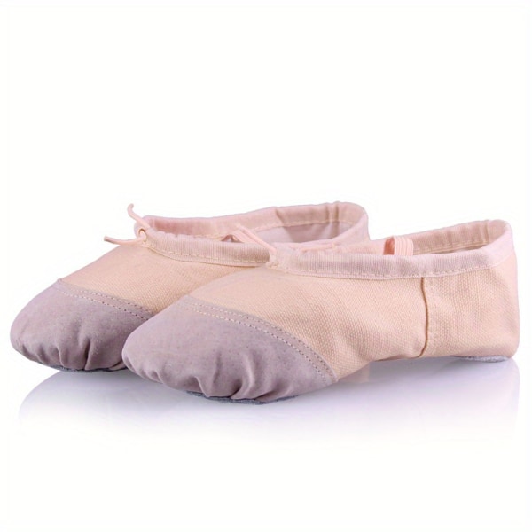 Underbara balettskor med splitsula för flickor - perfekta för gymnastik och dans! Skin color CN40(EU38.5)