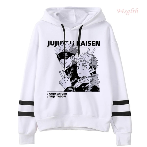 Unisex Jujutsu Kaisen Anime Yuji Itadori Hoodies Herr Harajuku Gojo Satoru Kawaii Manga Grafisk Streetwear Sweatshirts Tröjor 15500 Asian S