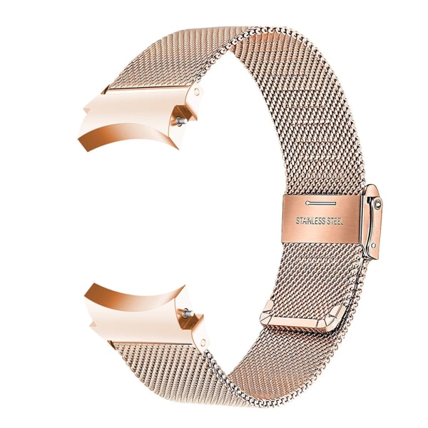 Inga luckor Correa för Galaxy watch6 5 4 44mm 40mm 5pro band 45mm stålband för samsung galaxy watch 6 4 classic 47mm 46mm 43mm rose gold A watch6 40mm