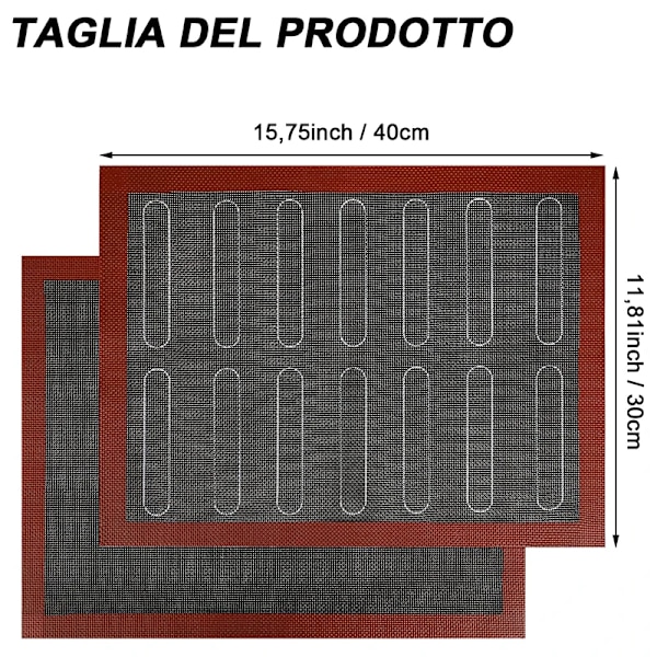 Återanvändbara Silikon Bakmattor Icke-Klibbiga BBQ Grillmatta Pad Bakplåt Ugnmatta Picknick Matlagning Kexbricka Grill Ugn Verktyg 30cmx40cm