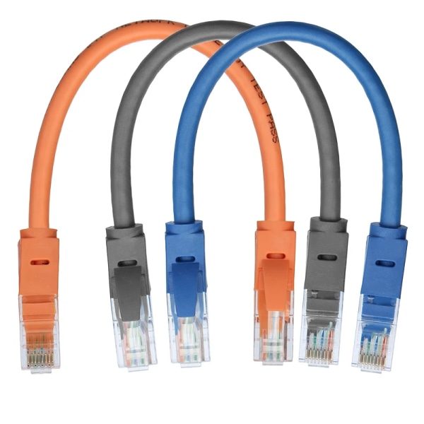 Kabel réseau LAN Ethernet RJ45, 20cm, 30cm, 50cm 0.2m Orange