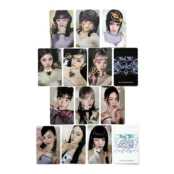 KPOP IVE SWITCH MINE Merch Fotocard Ny Album Lomo Kort Fotobog Fan Samling Kort Plakat Postkort Billeder Gave H093-01