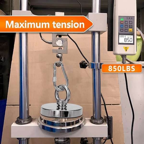 Sökmagnet Kraftfull Neodymiummagnet 300KG Superstark Räddningsmagnet Havsfiskemagnet med Ring Sökare J16-J90 Iman J 60 Pull Max 120kg