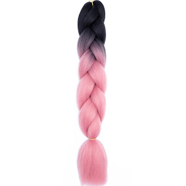 Azqueen 24 Tum Jumbo Flätor Extensions Syntetiska Flätande Hår Afro Ombre Färg Kanekalon Hår För Barn Bh Id zitong-B6 24inches