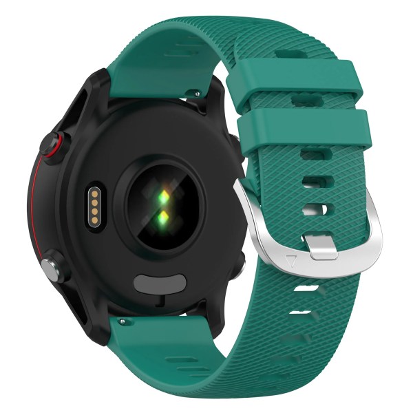 Smart Watch Band Armband För Garmin Forerunner 255 255S 645 245 Venu 2 Plus 2s SQ Vivoactive 4 4S 3 Silikonarmband Armband Dark green 18mm